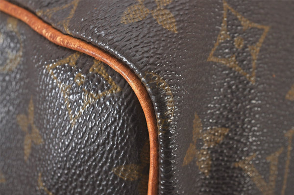 Authentic Louis Vuitton Monogram Speedy 30 Hand Boston Bag M41526 LV 5190I