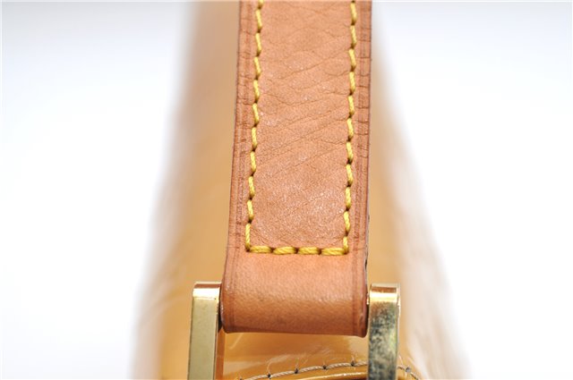Auth Louis Vuitton Vernis Thompson Street Shoulder Bag Yellow M91008 LV 5191D