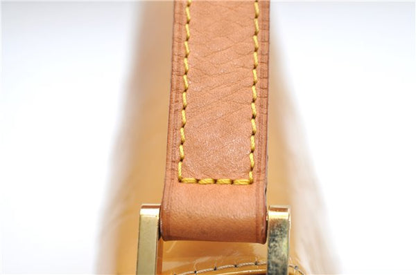 Auth Louis Vuitton Vernis Thompson Street Shoulder Bag Yellow M91008 LV 5191D