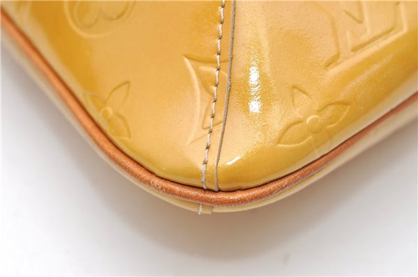 Auth Louis Vuitton Vernis Thompson Street Shoulder Bag Yellow M91008 LV 5191D