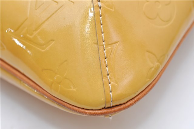 Auth Louis Vuitton Vernis Thompson Street Shoulder Bag Yellow M91008 LV 5191D