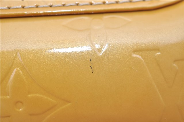 Auth Louis Vuitton Vernis Thompson Street Shoulder Bag Yellow M91008 LV 5191D