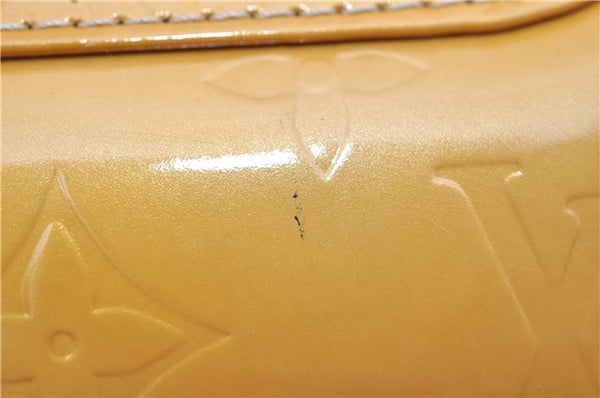 Auth Louis Vuitton Vernis Thompson Street Shoulder Bag Yellow M91008 LV 5191D