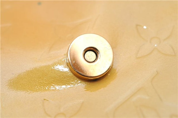 Auth Louis Vuitton Vernis Thompson Street Shoulder Bag Yellow M91008 LV 5191D