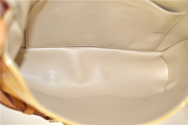 Auth Louis Vuitton Vernis Thompson Street Shoulder Bag Yellow M91008 LV 5191D