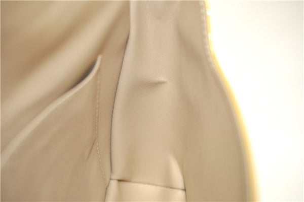 Auth Louis Vuitton Vernis Thompson Street Shoulder Bag Yellow M91008 LV 5191D