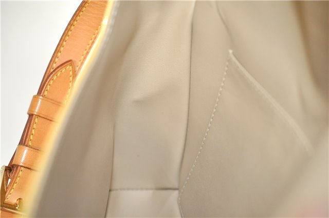 Auth Louis Vuitton Vernis Thompson Street Shoulder Bag Yellow M91008 LV 5191D