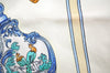 Authentic HERMES Carre 90 Scarf "Qu' importe le flacon..." Silk White 5191I