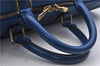Authentic Louis Vuitton Epi Keepall 50 Boston Travel Bag Blue M42965 LV 5193D