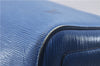 Authentic Louis Vuitton Epi Keepall 50 Boston Travel Bag Blue M42965 LV 5193D