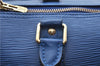 Authentic Louis Vuitton Epi Keepall 50 Boston Travel Bag Blue M42965 LV 5193D