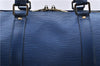 Authentic Louis Vuitton Epi Keepall 50 Boston Travel Bag Blue M42965 LV 5193D