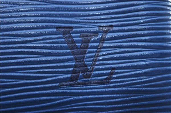 Authentic Louis Vuitton Epi Keepall 50 Boston Travel Bag Blue M42965 LV 5193D