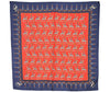 Authentic HERMES Carre 90 Scarf "LES ARTIFICIERS" Silk Navy 5193I