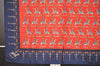 Authentic HERMES Carre 90 Scarf "LES ARTIFICIERS" Silk Navy 5193I