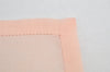 Authentic HERMES Carre 45 Scarf H Logo Design Cotton Pink 5195I