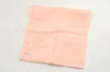 Authentic HERMES Carre 45 Scarf H Logo Design Cotton Pink 5195I