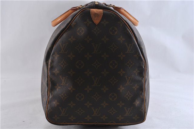 Authentic LOUIS VUITTON Monogram Keepall 55 Boston Bag M41424 LV 5196C