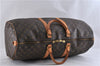 Authentic LOUIS VUITTON Monogram Keepall 55 Boston Bag M41424 LV 5196C