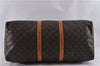 Authentic LOUIS VUITTON Monogram Keepall 55 Boston Bag M41424 LV 5196C