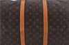 Authentic LOUIS VUITTON Monogram Keepall 55 Boston Bag M41424 LV 5196C