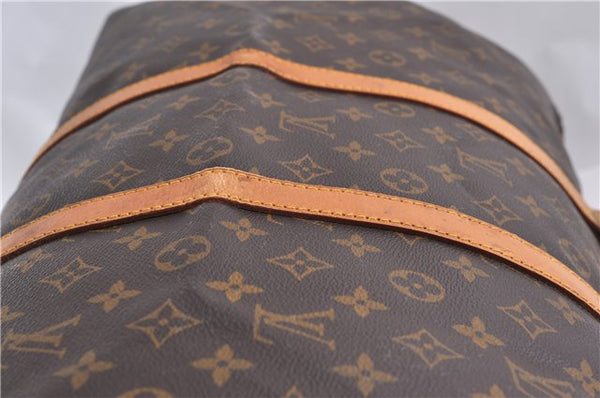 Authentic LOUIS VUITTON Monogram Keepall 55 Boston Bag M41424 LV 5196C