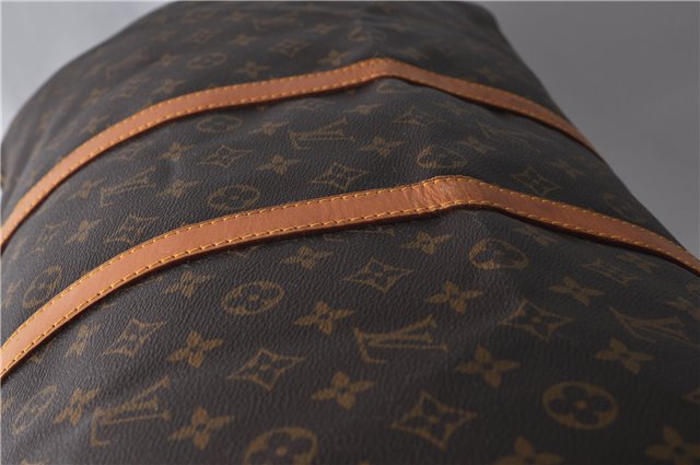 Authentic LOUIS VUITTON Monogram Keepall 55 Boston Bag M41424 LV 5196C