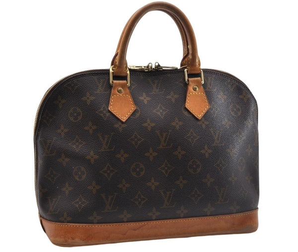 Authentic Louis Vuitton Monogram Alma Hand Bag M51130 LV 5196D