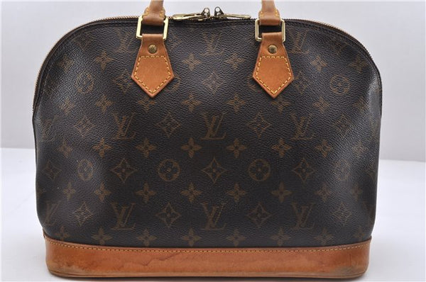 Authentic Louis Vuitton Monogram Alma Hand Bag M51130 LV 5196D