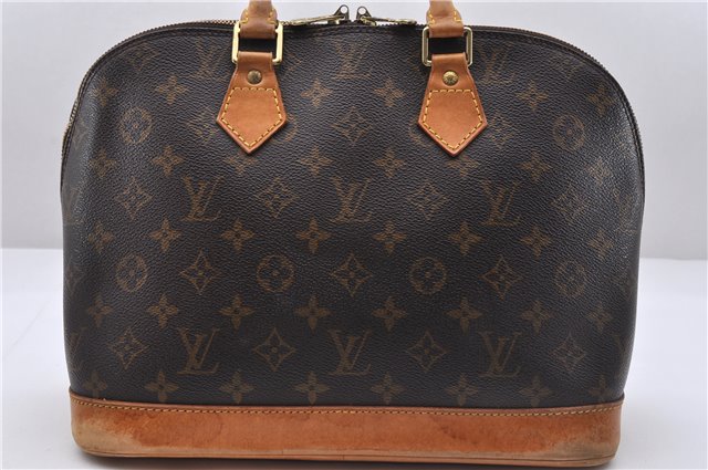 Authentic Louis Vuitton Monogram Alma Hand Bag M51130 LV 5196D