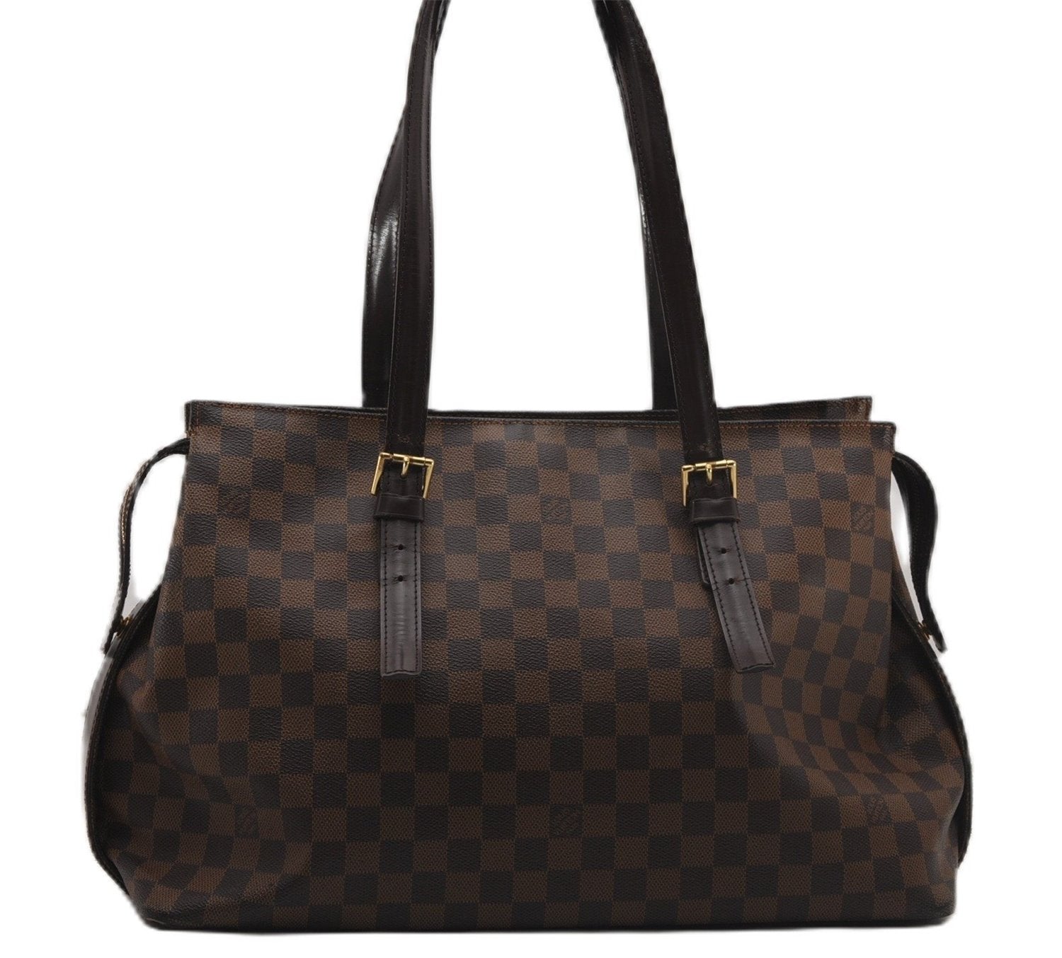 Authentic Louis Vuitton Damier Chelsea Shoulder Tote Bag N51119 LV 5197F