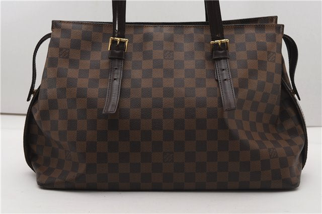 Authentic Louis Vuitton Damier Chelsea Shoulder Tote Bag N51119 LV 5197F