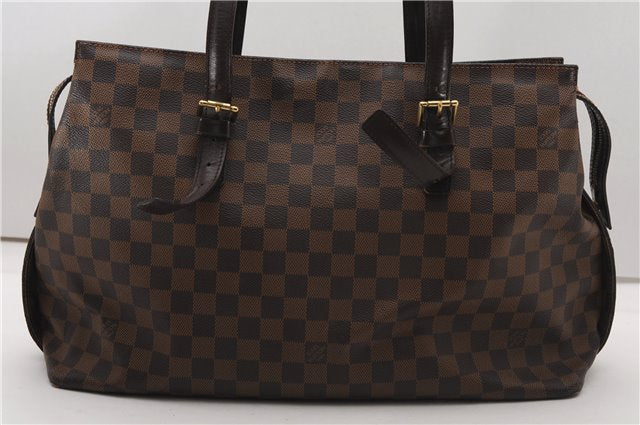 Authentic Louis Vuitton Damier Chelsea Shoulder Tote Bag N51119 LV 5197F