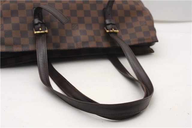 Authentic Louis Vuitton Damier Chelsea Shoulder Tote Bag N51119 LV 5197F