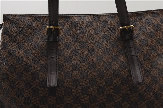 Authentic Louis Vuitton Damier Chelsea Shoulder Tote Bag N51119 LV 5197F