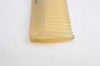 Authentic HERMES Vintage Mini Comb Buffalo Horn Motif Plastic Beige 5198I