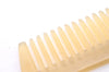 Authentic HERMES Vintage Mini Comb Buffalo Horn Motif Plastic Beige 5198I