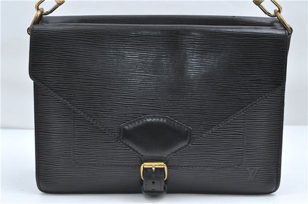 Auth Louis Vuitton Epi Biface 2Way Shoulder Hand Bag Purse Black M52322 LV 5199D