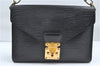Auth Louis Vuitton Epi Biface 2Way Shoulder Hand Bag Purse Black M52322 LV 5199D