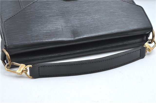 Auth Louis Vuitton Epi Biface 2Way Shoulder Hand Bag Purse Black M52322 LV 5199D