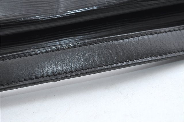 Auth Louis Vuitton Epi Biface 2Way Shoulder Hand Bag Purse Black M52322 LV 5199D