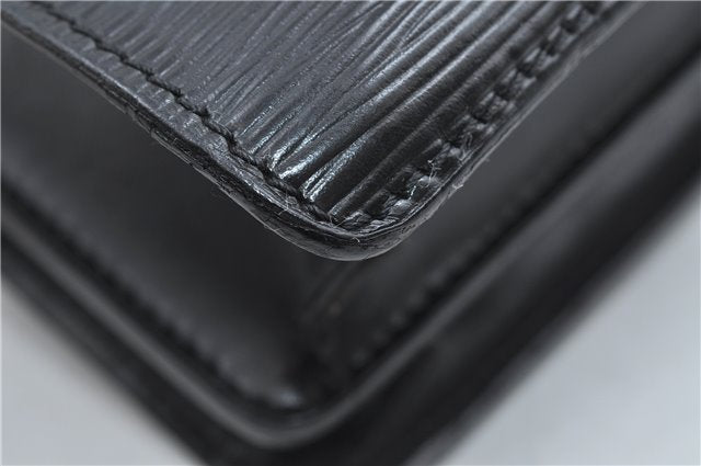 Auth Louis Vuitton Epi Biface 2Way Shoulder Hand Bag Purse Black M52322 LV 5199D