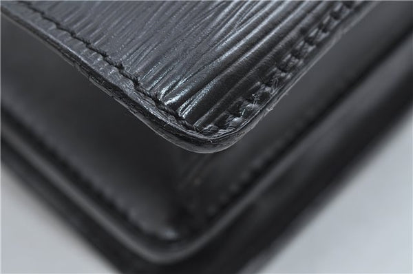 Auth Louis Vuitton Epi Biface 2Way Shoulder Hand Bag Purse Black M52322 LV 5199D