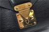 Auth Louis Vuitton Epi Biface 2Way Shoulder Hand Bag Purse Black M52322 LV 5199D