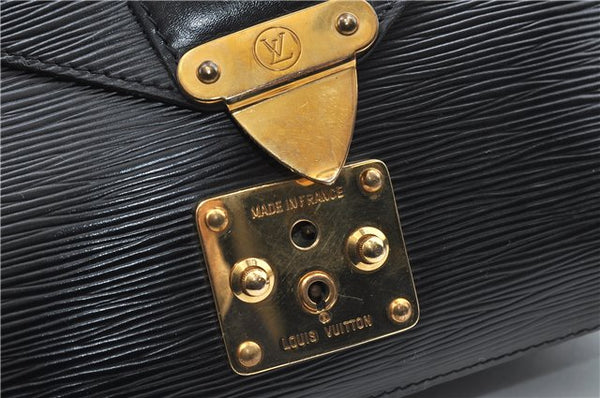 Auth Louis Vuitton Epi Biface 2Way Shoulder Hand Bag Purse Black M52322 LV 5199D