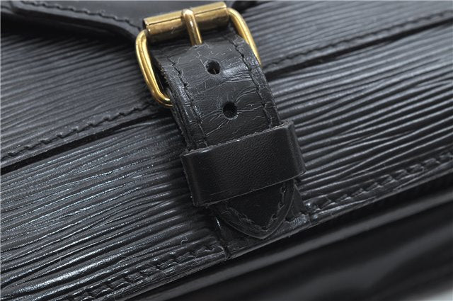 Auth Louis Vuitton Epi Biface 2Way Shoulder Hand Bag Purse Black M52322 LV 5199D