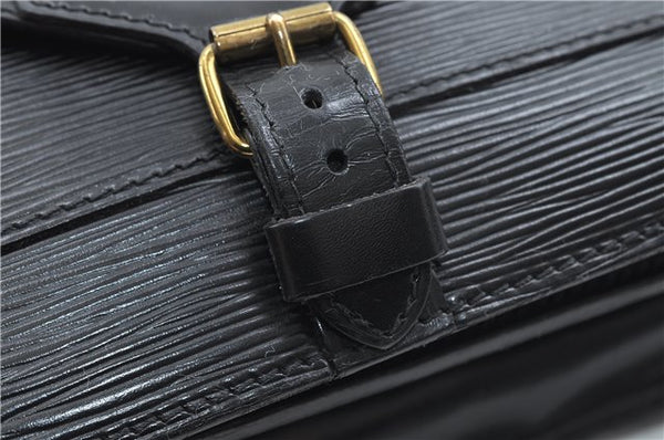 Auth Louis Vuitton Epi Biface 2Way Shoulder Hand Bag Purse Black M52322 LV 5199D