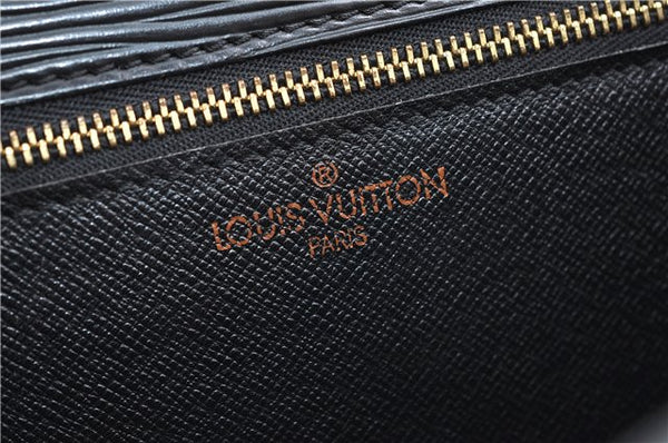 Auth Louis Vuitton Epi Biface 2Way Shoulder Hand Bag Purse Black M52322 LV 5199D