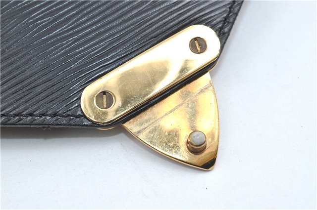 Auth Louis Vuitton Epi Biface 2Way Shoulder Hand Bag Purse Black M52322 LV 5199D