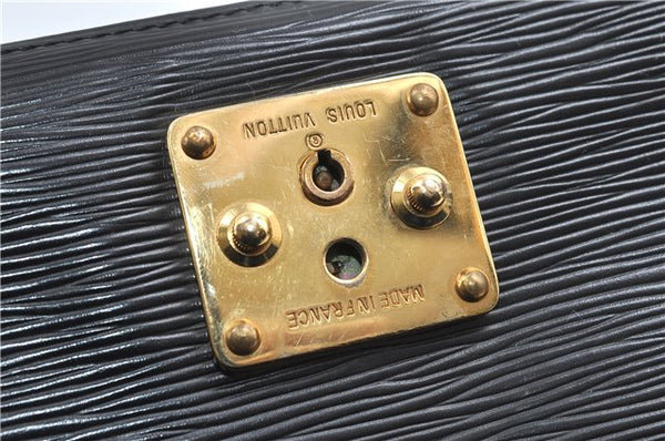 Auth Louis Vuitton Epi Biface 2Way Shoulder Hand Bag Purse Black M52322 LV 5199D